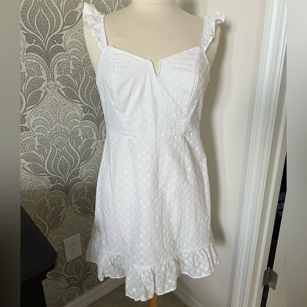 Wild Fable White Eyelet Sundress